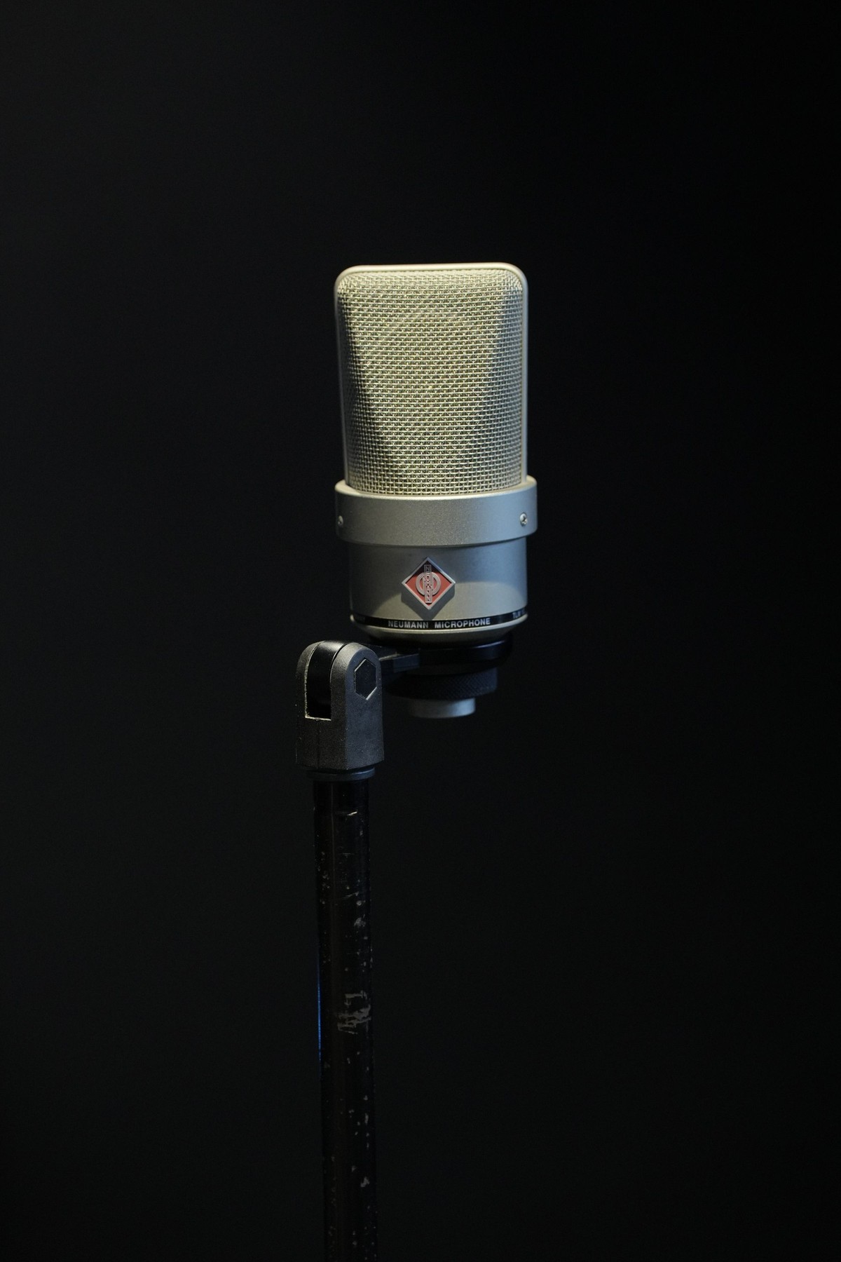 A studio microphone